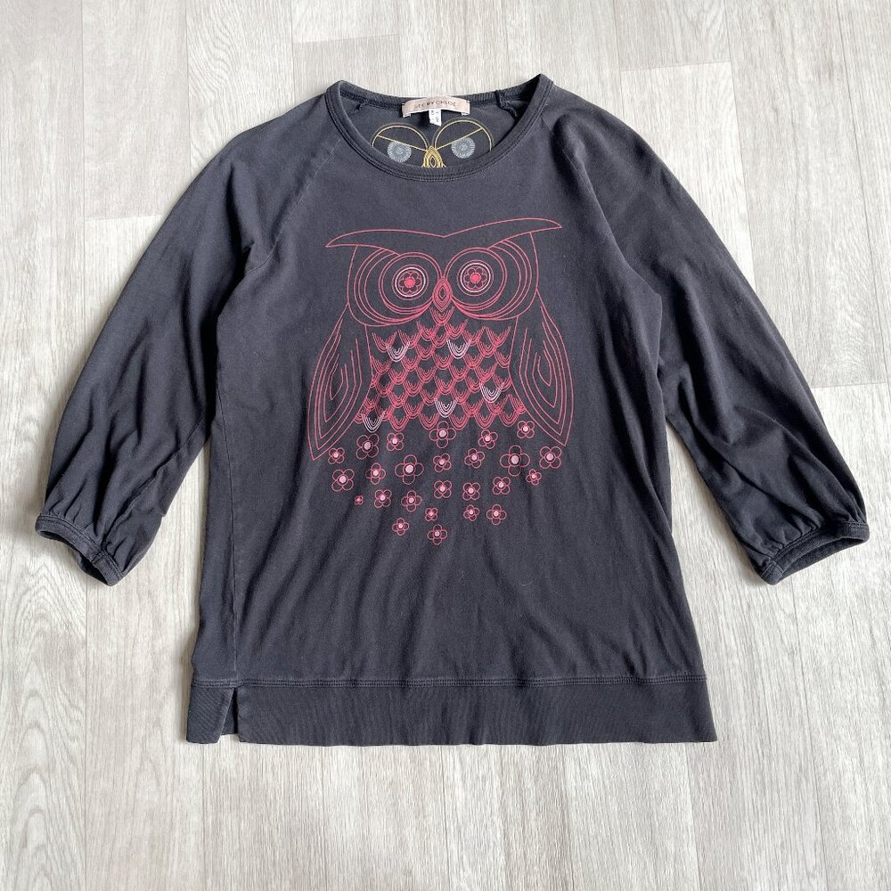 See by Chloe Vintage Y2K Owl Tee Size 4 Small
